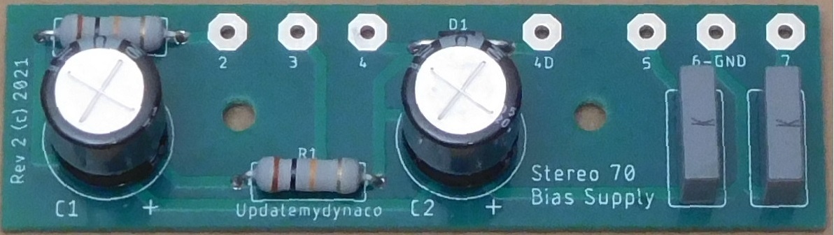 Assembled Bias Power supply for Stereo 70